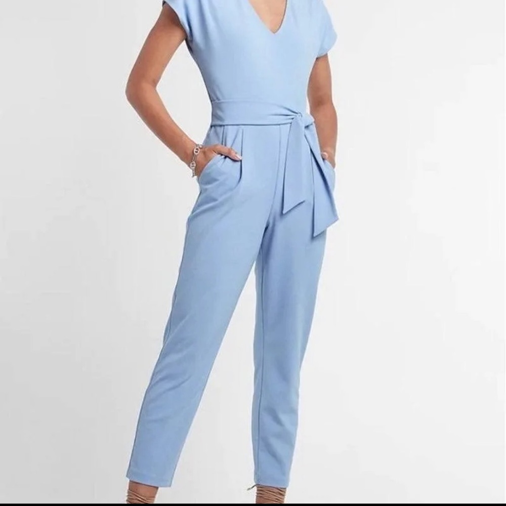 Express Jumpsuit Light Blue